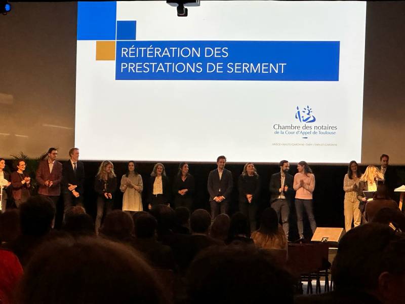 Prestation de serment Me ALICE CHAUVAT à TOULOUSE